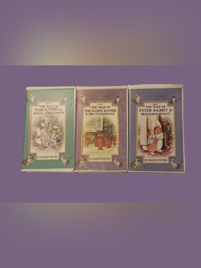 [Lot of 3] Vintage VHS Tapes -The Peter Rabbit Collection